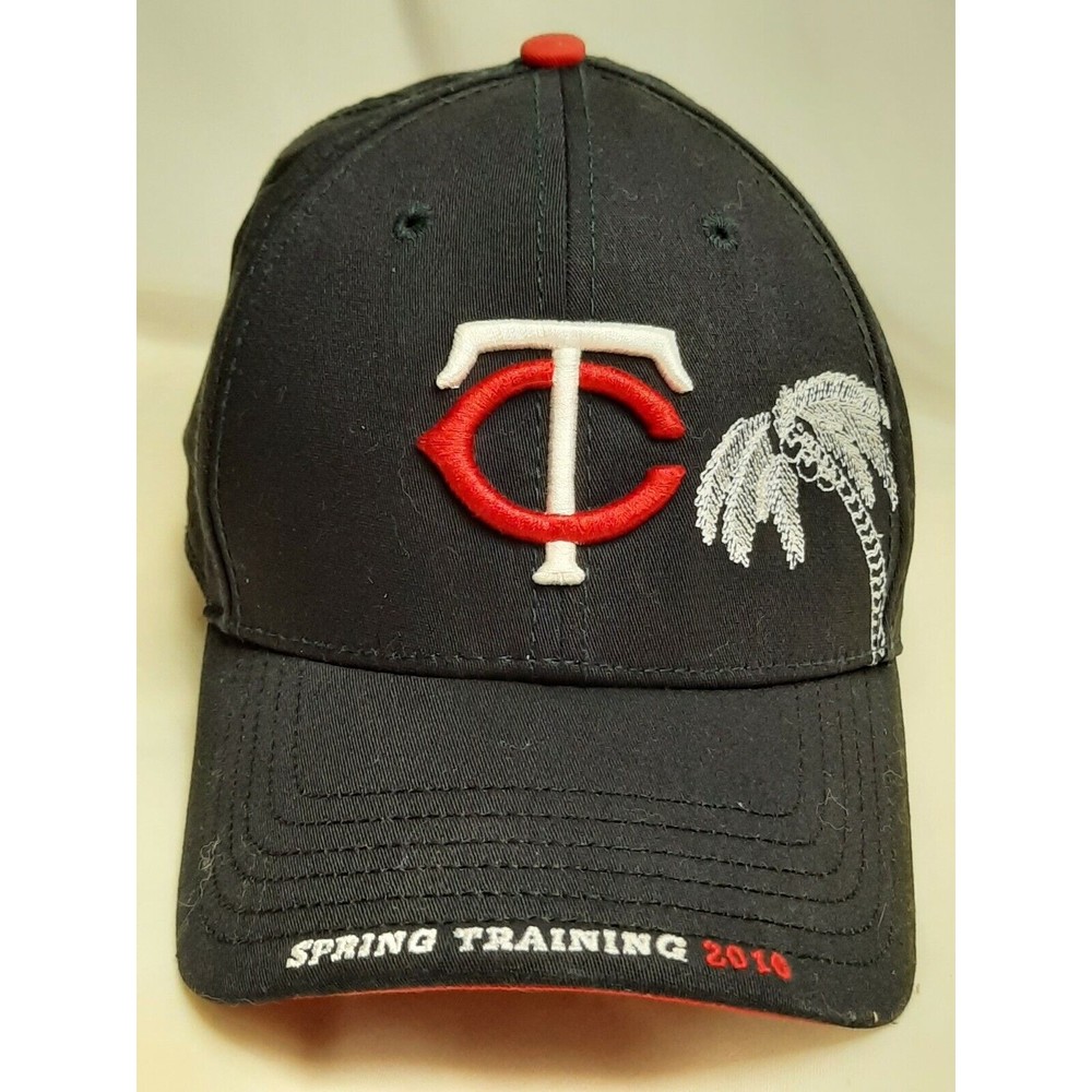 MLB Minnesota Twins Licensed 2010 Spring Training Baseball Cap Navy 39Thirty